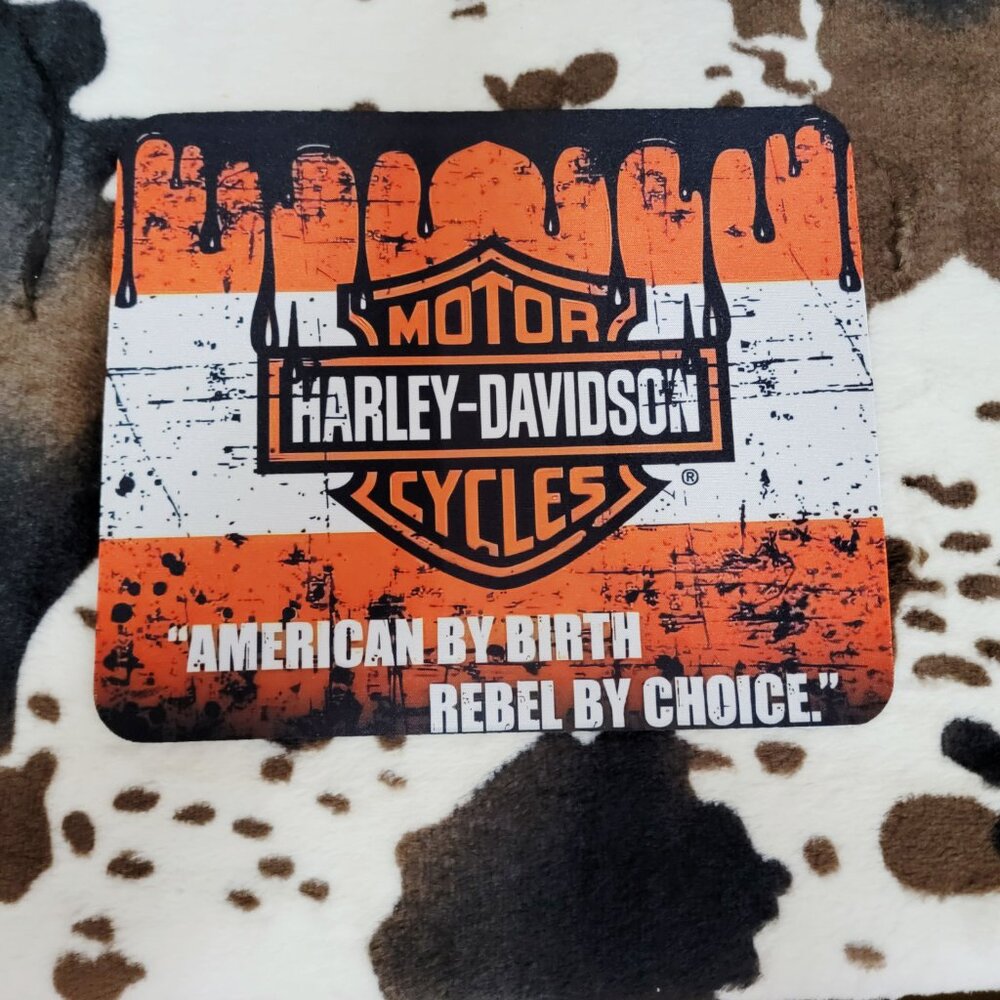 Harley Davidson Custom Computer Mouse Pad - Picture 2 of 8